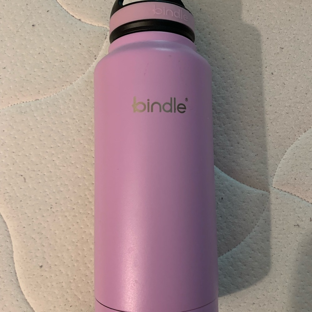 Light purple bindle water bottle